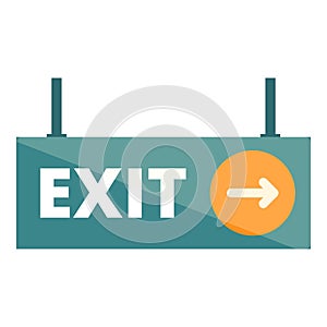 Exit board subway icon cartoon vector. Map transport