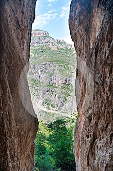 Exit from the cave