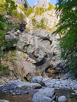 Exit from Cheile Rametului gorges, Transylvania