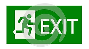 Exit emergency sign