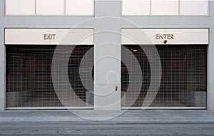 Exit and Enter Car Ports