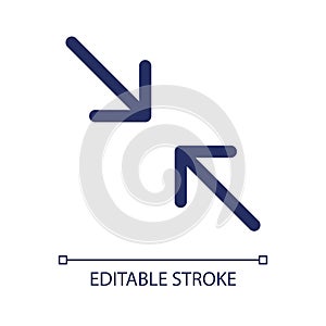 Exit full screen mode RGB color ui icon