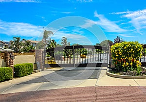 Exit Gate At Secure Housing Subdivision