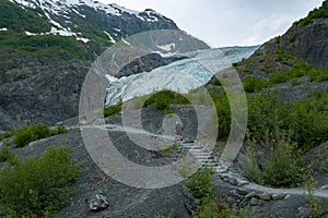 Exit Glacier in Seward, Alaska.