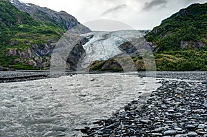 Exit Glacier in Seward in Alaska United States of America