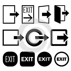Exit icons
