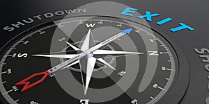 Exit orientation from the lockdown