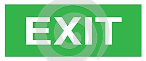 Exit sign vector illustration