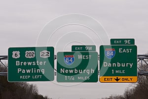 West to Newburgh, New York and East to Danbury photo