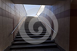 Exit from the underpass