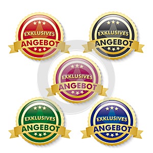 Exklusives Angebot 5 Golden Buttons