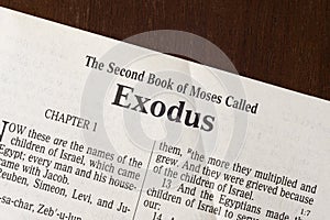 Exodus Title Page Close-Up