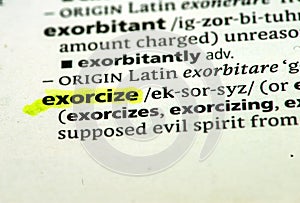 exorcize
