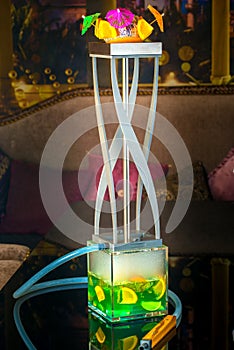 Exotic arabic hookah