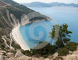 Exotic beach Myrtos Kefalonia