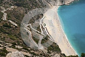 Exotic beach Myrtos Kefalonia