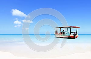 Exotic Caribbean water taxi