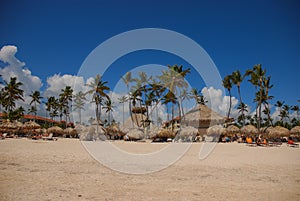 Exotic carribean beach, Punta Cana