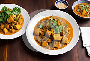 Exotic flavors: dragon fish curry and bamboo shoots
