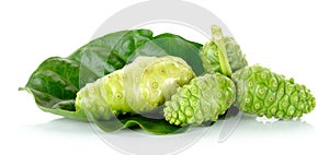 Exotic Fruit - Noni isolated on the white background