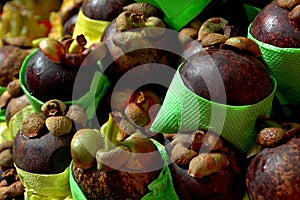 Exotic fruits Mangosteen