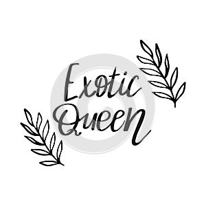 Exotic high heels dance lettering and element