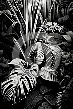 Exotic palm wallpaper tropics jungle floral summer