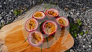 Exotic passion fruits