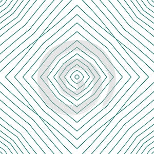Exotic seamless pattern. Turquoise symmetrical