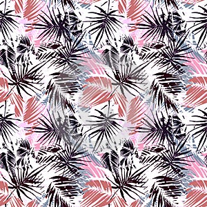 Exotic seamless tropical pattern.