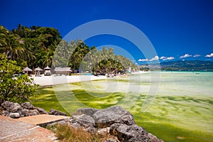 Exotic stunning sea views on the island of Boracay