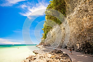 Exotic stunning sea views on the island of Boracay