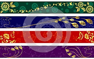 Exotic summertime banners