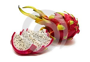 Exotic Thai Fruit. Dragon fruit - Geow Mangon.