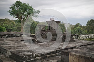 The exotic tourism to the Ratu Boko Palace