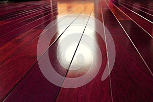 Exotic wooden floor photo