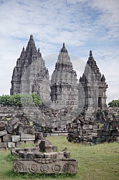Exoticism of Prambanan Temple in Jogjakarta Indonesia photo