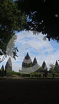 Exoticism of Prambanan Temple in Jogjakarta Indonesia photo