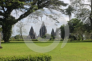 Exoticism of Prambanan Temple in Jogjakarta Indonesia photo