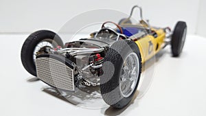 Exoto 1/18 scale model car - Ferrari 156 Sharknose racing vehicle, italian legendary racer