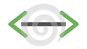 Expand or Contract Arrows. Zoom, Resize, and Direction Symbol. vector design Generative AI