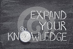 Expand knowledge watch photo