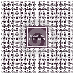 Expandable Geometric Abstract Square Pattern Vector background
