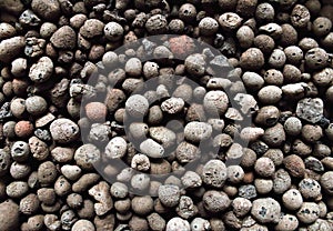 Background Pattern Expanded Clay Aggregate