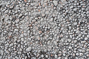 Expanded clay texture in concrete