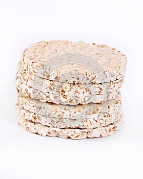 Expanded wheat crackers photo