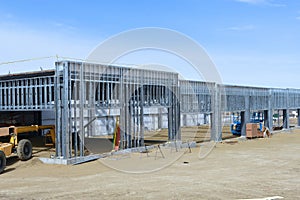 Expanding business using steel framework for building.