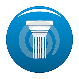 Expanding column icon blue
