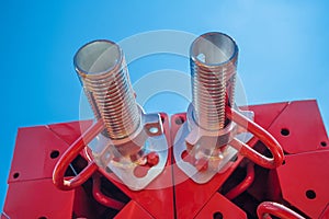 Expanding corners for elevator shaft