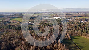 Expansive Aerial View of Mixed Land Use